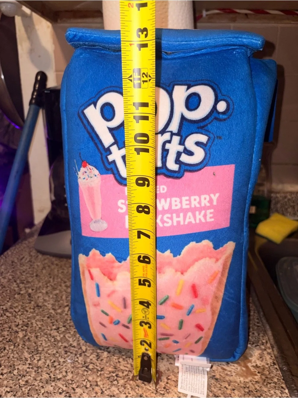 Pop-Tarts Frosted Strawberry Milkshake Plush Party Favor - Pink & Blue